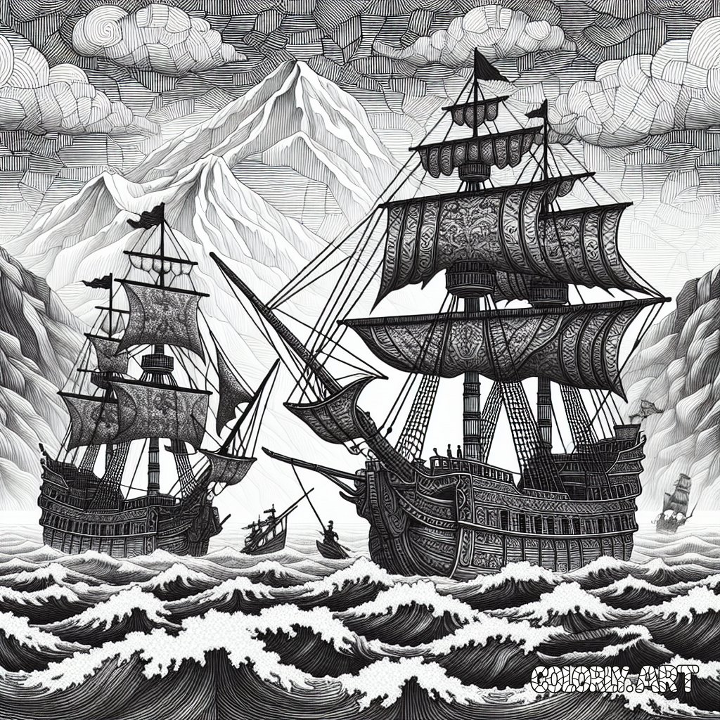 pirate ship vs pirate ship